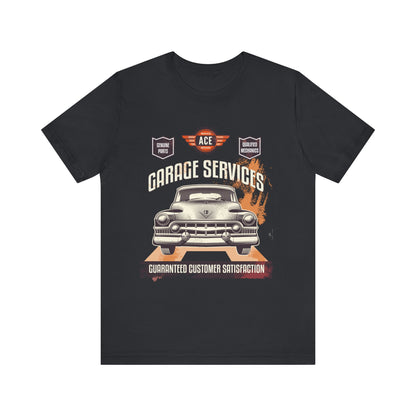 Classic Car Garage Unisex Jersey Short Sleeve Tee - CreativeRino