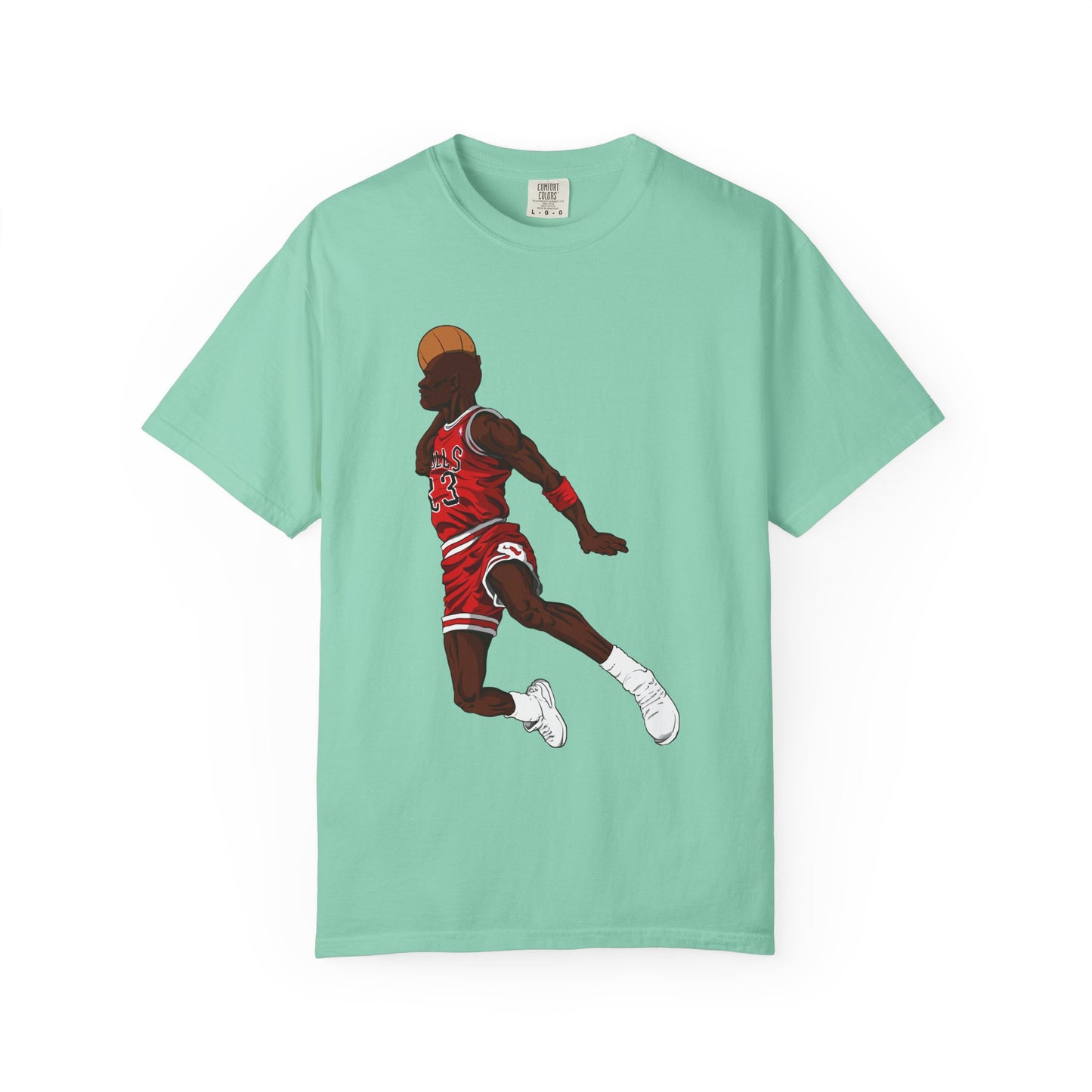 Michael Jordan Unisex T-Shirt Featuring Jumping Basketball Player - Perfect for Sports Lovers! - CreativeRino