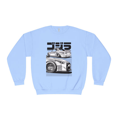 Graphic Car Enthusiast Sweatshirt - Unisex NuBlend® Crewneck for Auto Lovers - CreativeRino