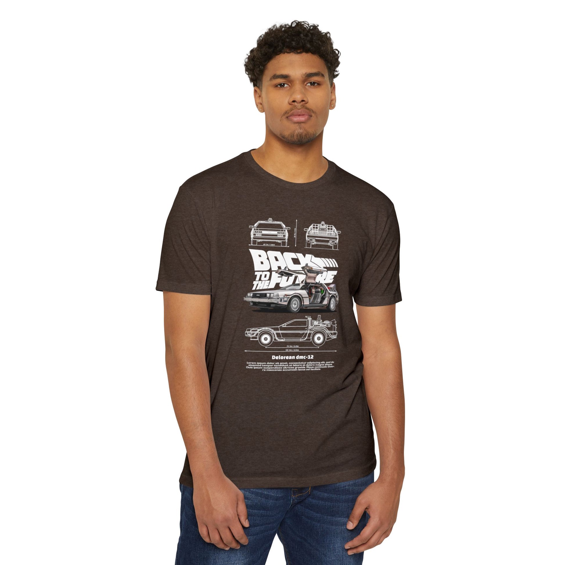 Back to the Future DeLorean Unisex T-Shirt - Retro Movie T-shirt - CreativeRino