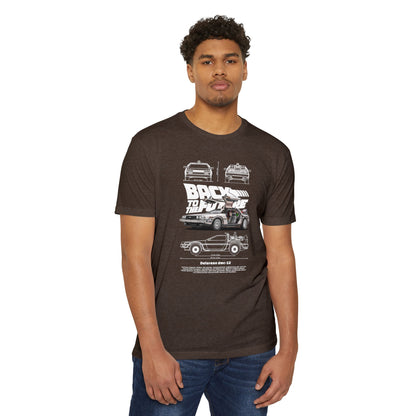 Back to the Future DeLorean Unisex T-Shirt - Retro Movie T-shirt - CreativeRino