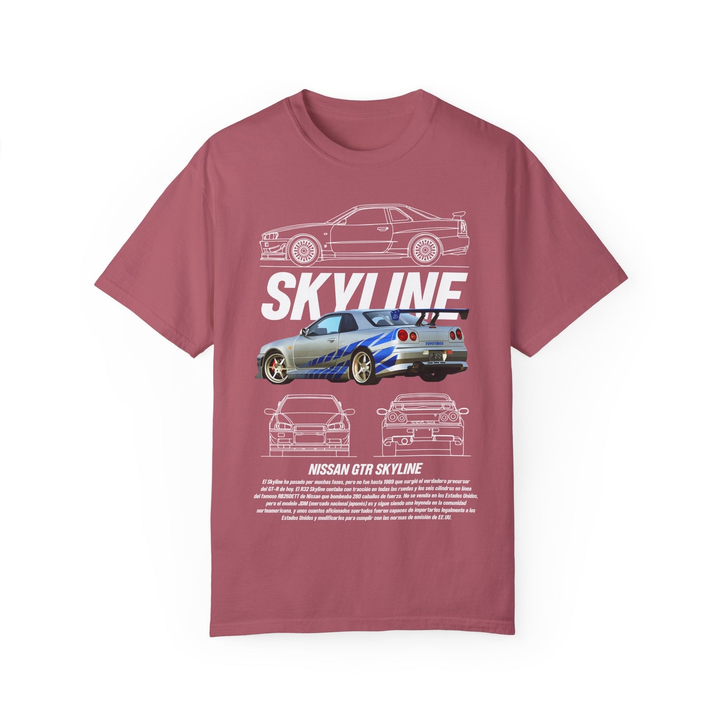 Nissan GTR Skyline Unisex  T-Shirt - Perfect T-shirt for Car Enthusiasts - CreativeRino