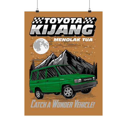 Vintage Toyota Kijang Vertical Poster - Catch a Wonder Vehicle! - CreativeRino
