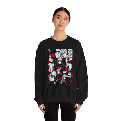 Anime-Inspired Unisex Crewneck Sweatshirt - Perfect for Naruto Fans and Casual Wear - CreativeRino