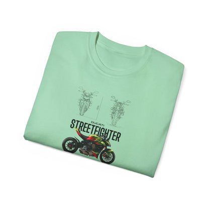 Ducati Streetfighter V4 Unisex Ultra Cotton Tee - Stylish Motorcycle T-shirt for Riders - CreativeRino