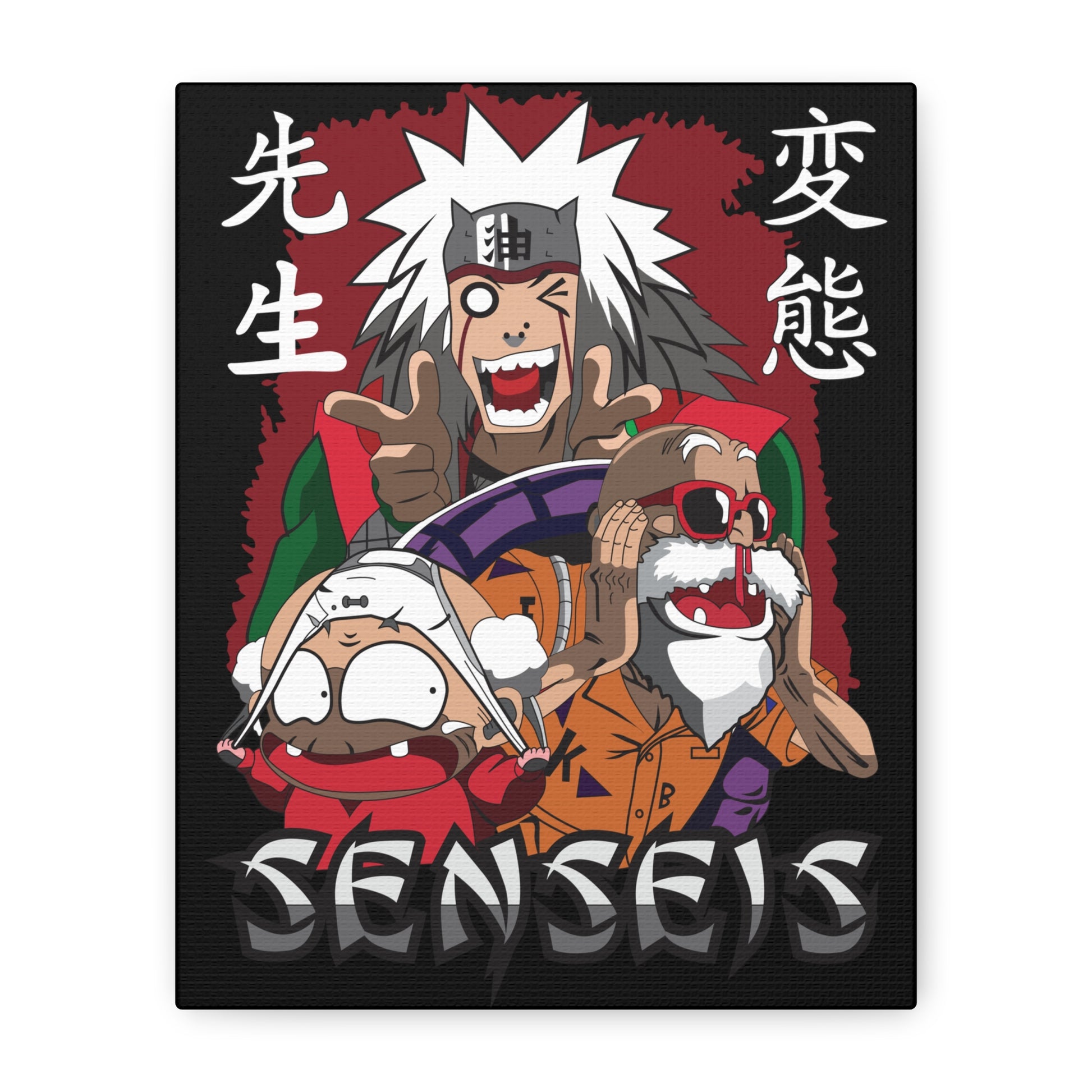 Anime Art Canvas - Senseis Wall Decor, Perfect for Naruto Fans and Collectors - CreativeRino