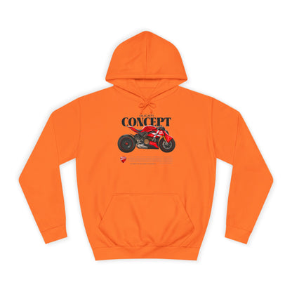 Ducati Concept Unisex College Hoodie - Perfect for Motorcycle Enthusiasts - CreativeRino