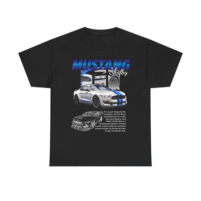 Mustang Shelby Graphic Tee – Perfect T-shirt for Car Enthusiasts - CreativeRino