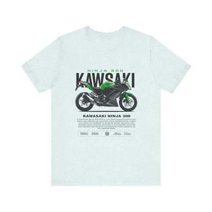 Kawasaki Ninja 300 Unisex T-Shirt - Vintage Motorcycle Graphic Tee - CreativeRino