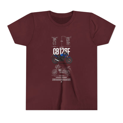 Honda CB125F Youth Motorcycle Graphic T-shirt - CreativeRino