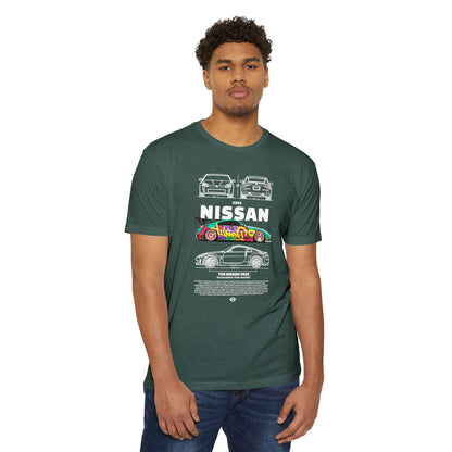 Vintage Nissan 350Z Unisex T-Shirt | Automotive Racing Graphic Tee - CreativeRino