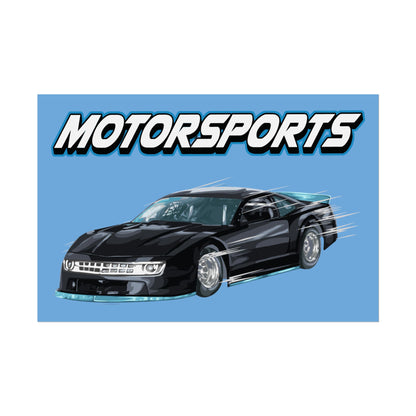 Motorsports Car Rolled Poster - Perfect for Auto Enthusiasts & Racing Fans - CreativeRino