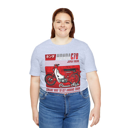 Honda C70 Classic Style Unisex Tee - Smart Way to Get Around Town T-shirt - CreativeRino
