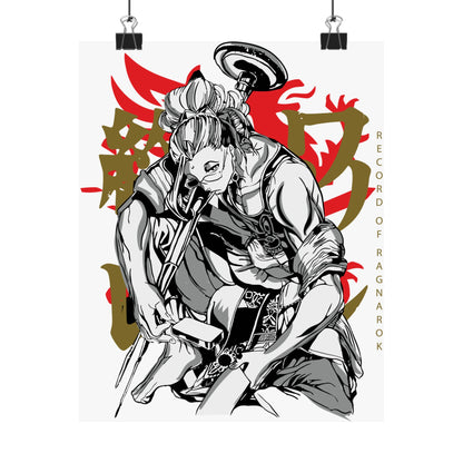 Anime Matte Vertical Posters Record of Ragnarok Poster Art - CreativeRino