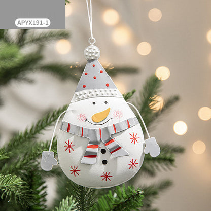 Hand-Painted Snowman Christmas Ornaments | Cute Wooden or Resin Tree Pendants Decor eprolo