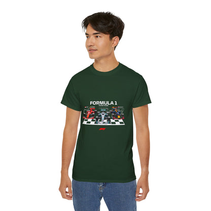 Formula 1 Racing Unisex Ultra Cotton Tee - Perfect T-Shirt for Motorsport Fans - CreativeRino