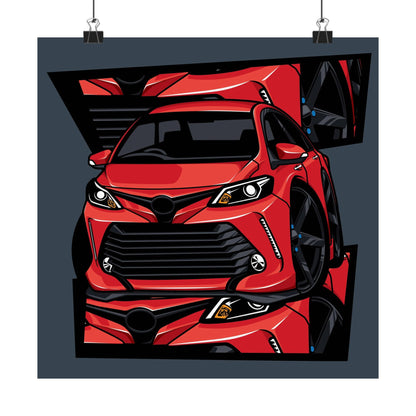 Car Matte Poster - Perfect Gift for Car Lovers - CreativeRino