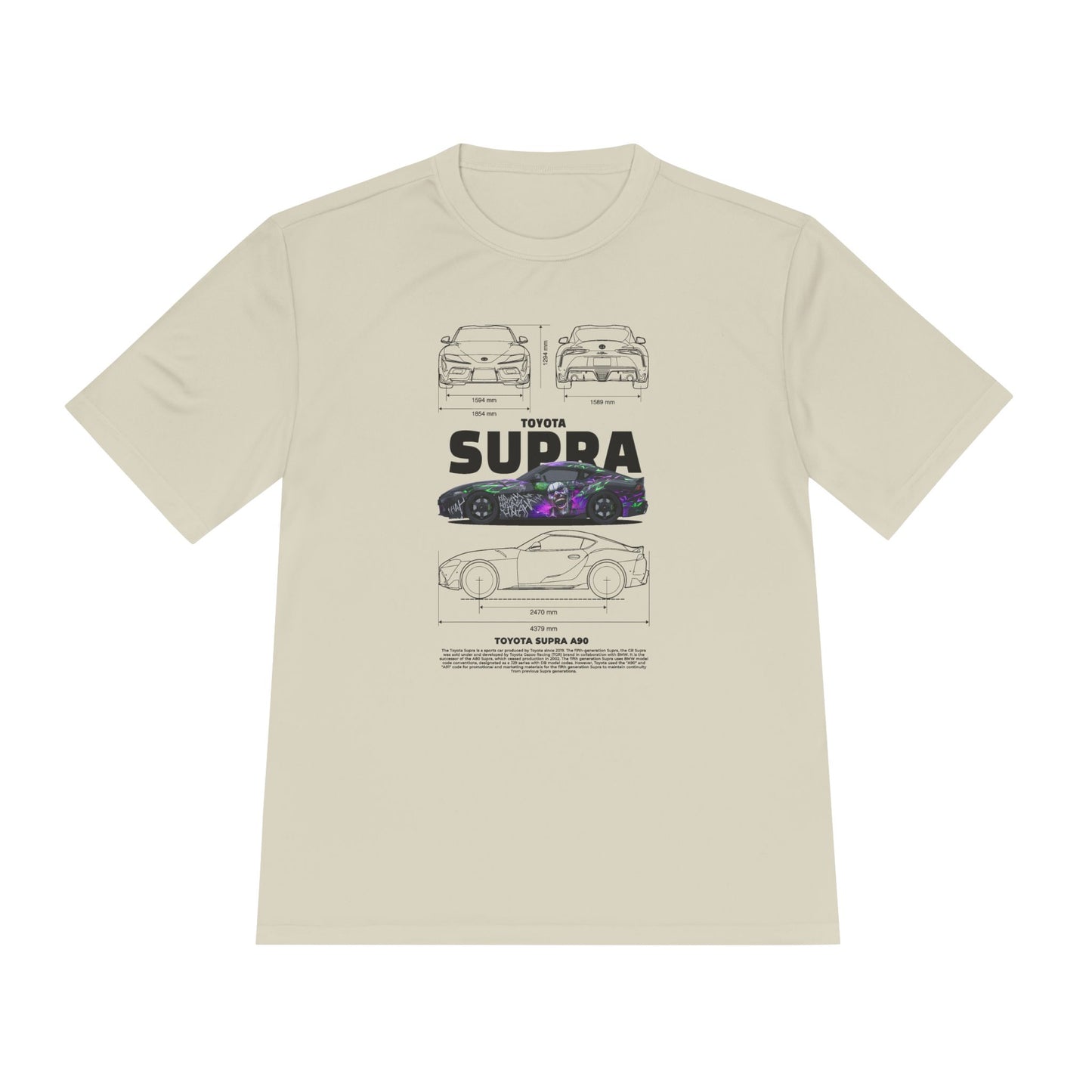 Toyota Supra Unisex Moisture Wicking Tee -  Perfect for Car Enthusiasts