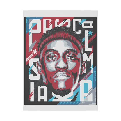 DeMar DeRozan Dynamic Matte Canvas Wall Art - Basketball Portrait - CreativeRino