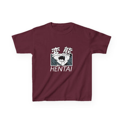 Hentai Kids Cotton Tee - Cool Graphic Design T-shirt for Boys and Girls - CreativeRino
