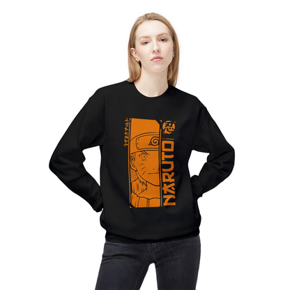 Naruto Fleece Crewneck Sweatshirt - Cozy Unisex Apparel for Anime Fans - CreativeRino