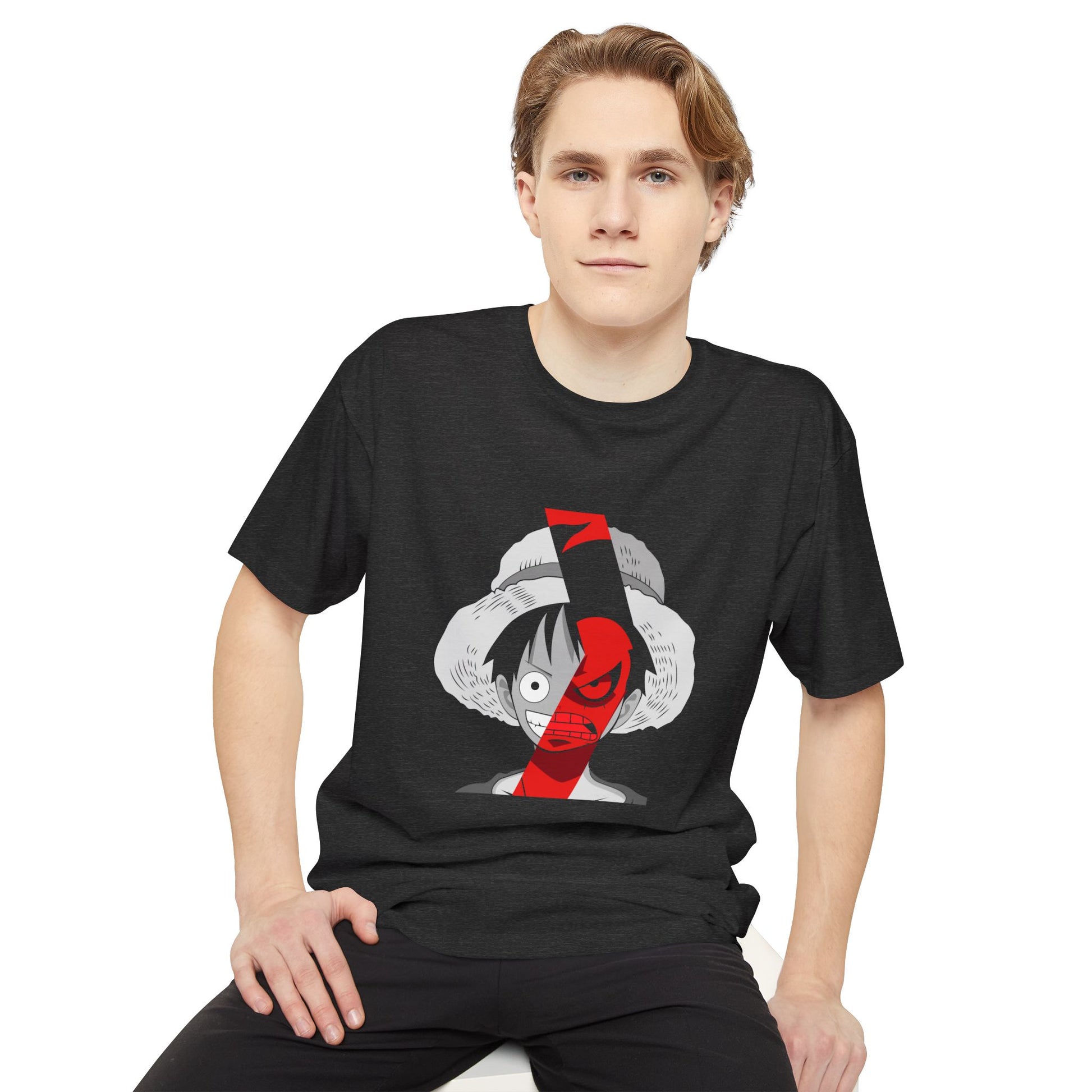 One Piece Graphic Tee with Bold Anime Design | Unisex Long Body T-shirt - CreativeRino