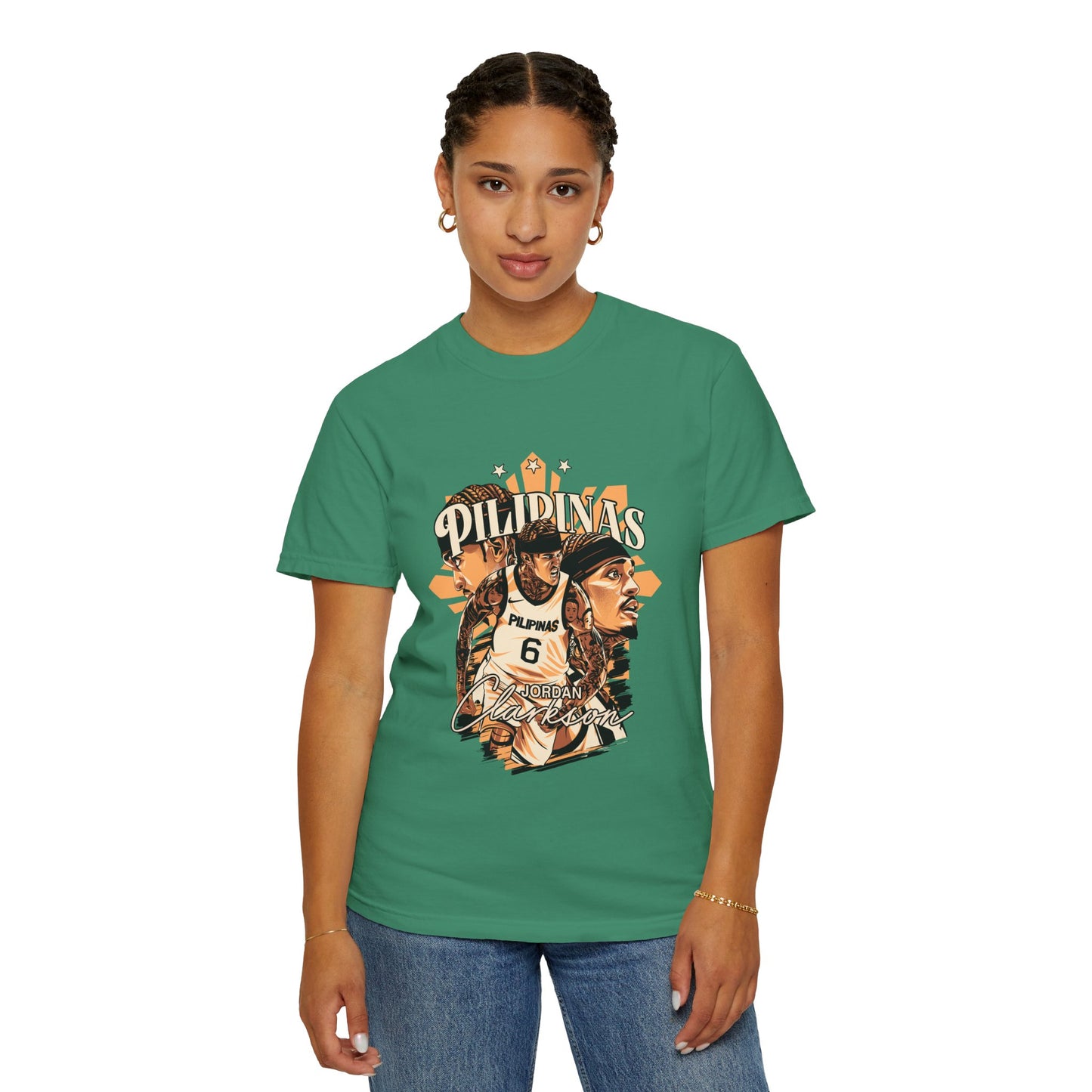 Philippines Graphic T-shirt - Vintage Style for Jordan Clarkson Basketball Fans tee - CreativeRino