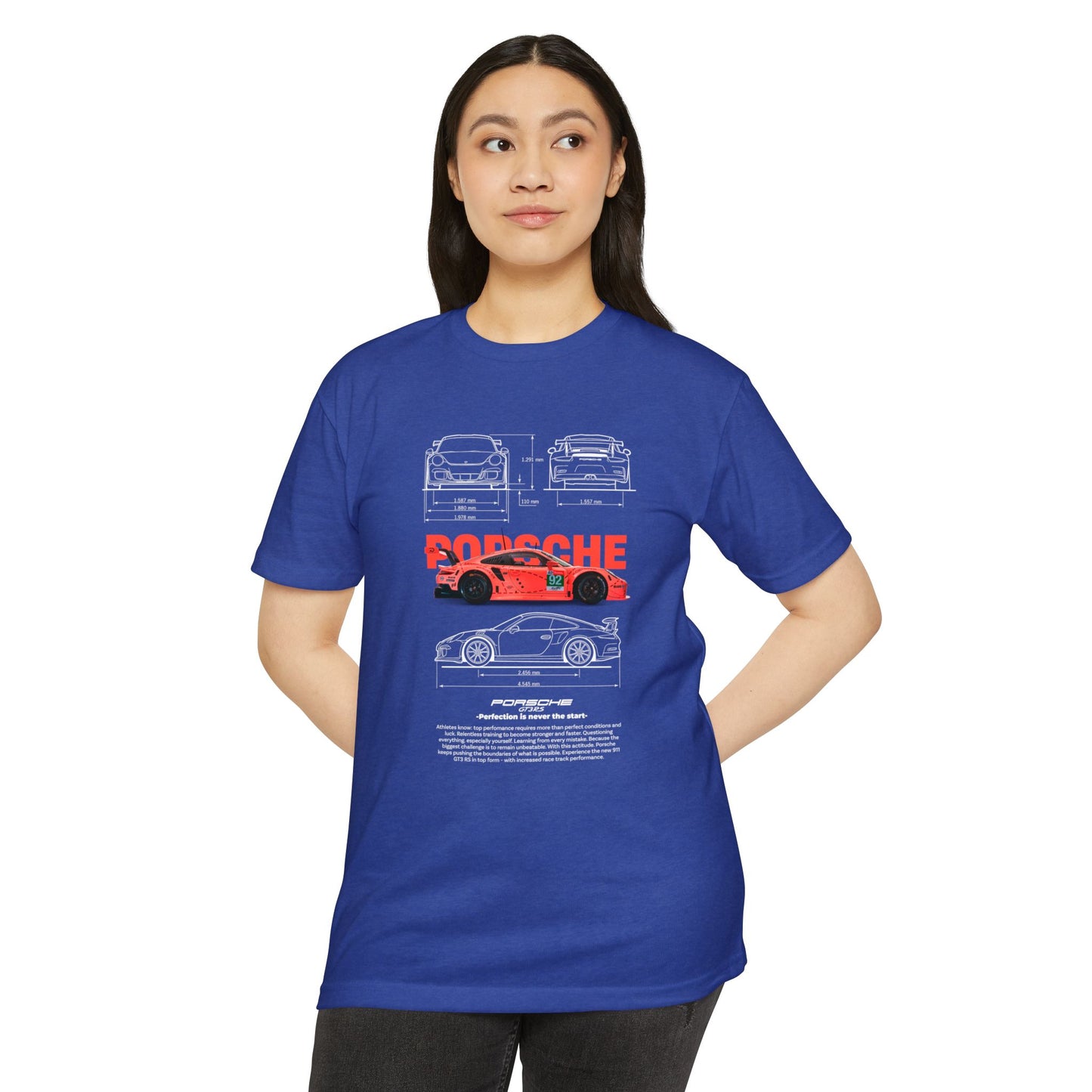 Porsche Gt3rs Vintage Graphic Unisex T-Shirt | Perfect Gift for Car Enthusiasts - CreativeRino