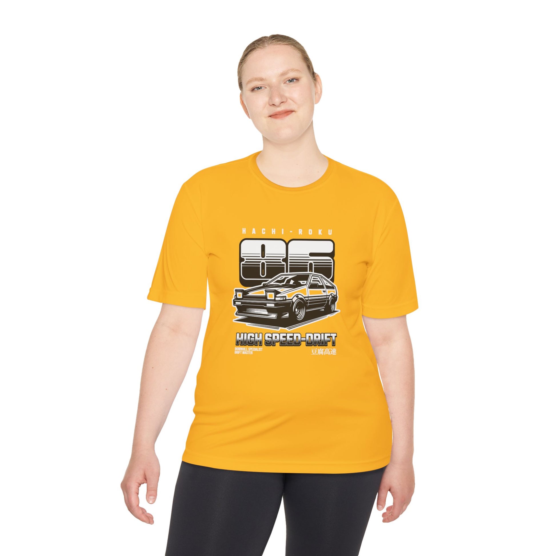 High Speed Drift Unisex Moisture Wicking Tee - Perfect T-shirt for Car Lovers! - CreativeRino