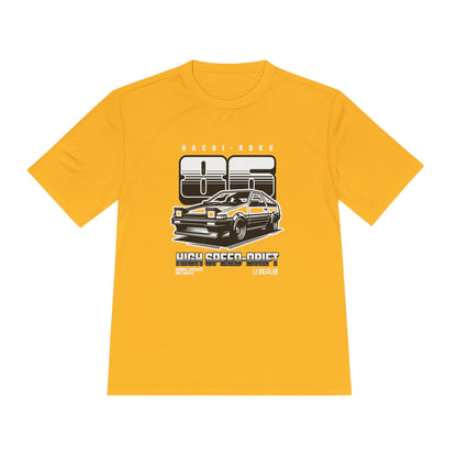 High Speed Drift Unisex Moisture Wicking Tee - Perfect T-shirt for Car Lovers! - CreativeRino