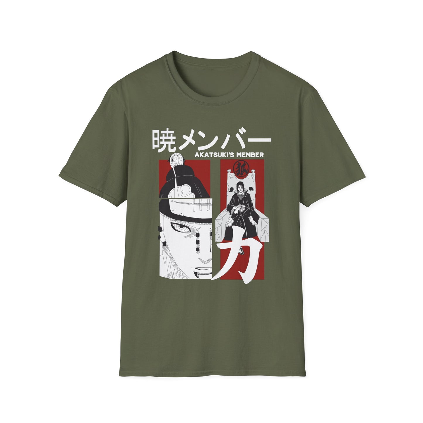 Akatsuki's Member Unisex T-shirt - Softstyle Naruto Merchandise - CreativeRino