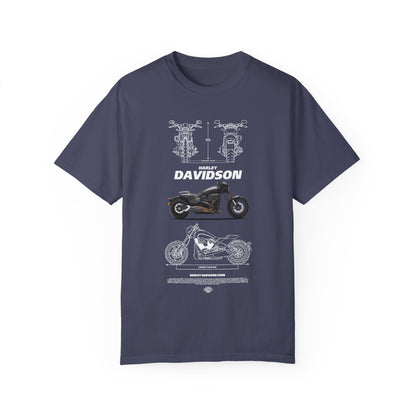 Harley Davidson Vintage Motorcycle Unisex T-Shirt - CreativeRino
