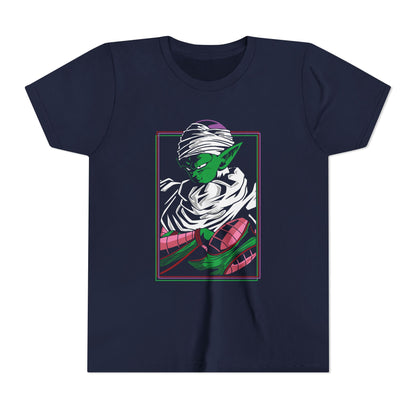Anime-Inspired Youth Short Sleeve Tee - Dragon Ball Character T-shirt Design - CreativeRino