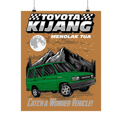 Vintage Toyota Kijang Vertical Poster - Catch a Wonder Vehicle! - CreativeRino