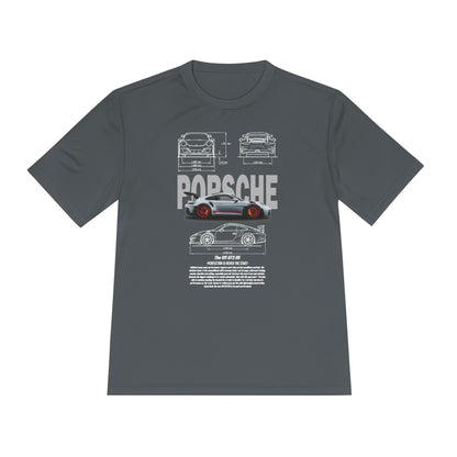 Porsche Unisex Moisture Wicking Tee - Stylish Performance Shirt for Car Enthusiasts - CreativeRino