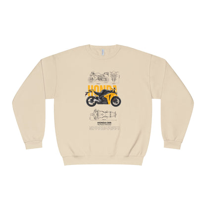 Honda CBR Unisex Crewneck Sweatshirt - Perfect T-shirt for Motorcycle Enthusiasts - CreativeRino
