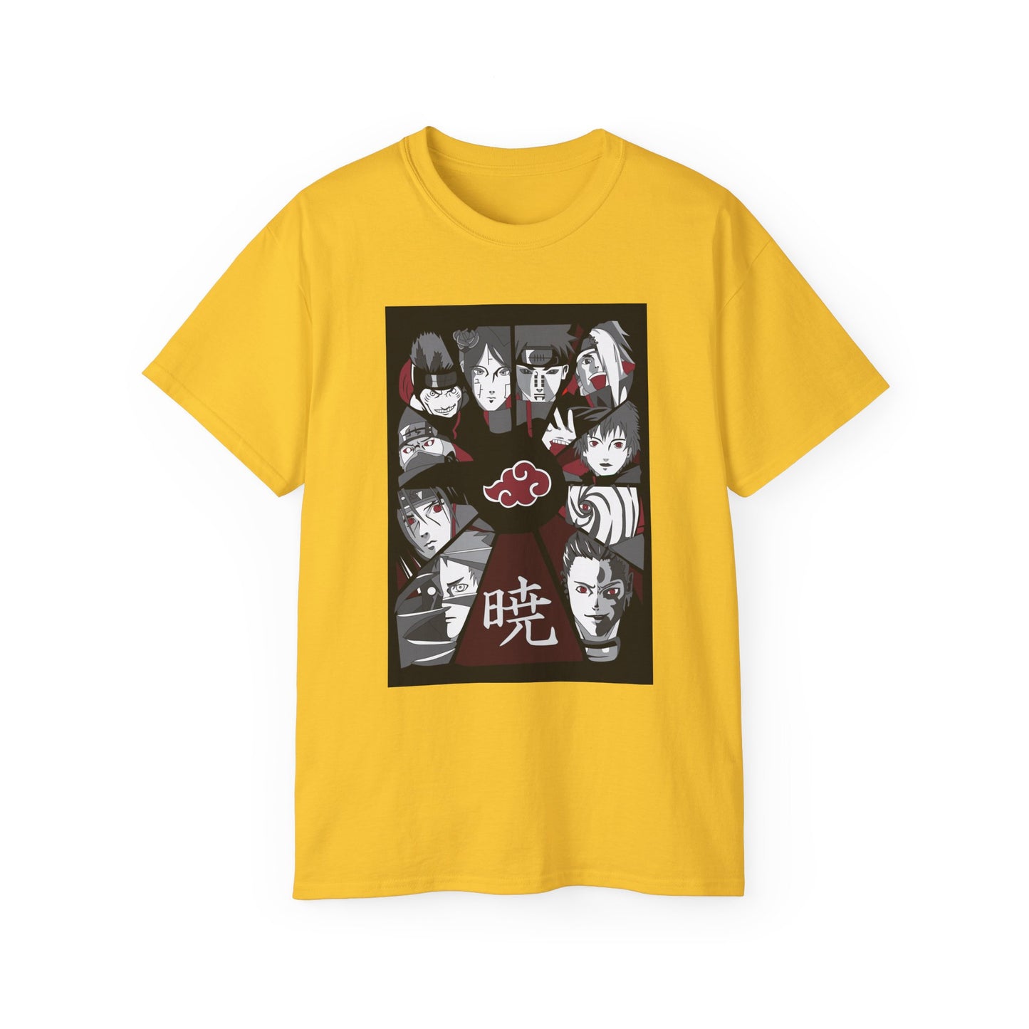 Anime-Inspired Unisex Ultra Cotton Tee - Akatsuki T-shirt Design - CreativeRino