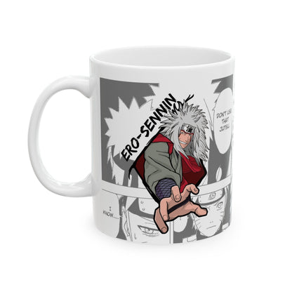 Anime-Inspired Ceramic Mug with Sage Quotes - Perfect Gift for Fans - CreativeRino