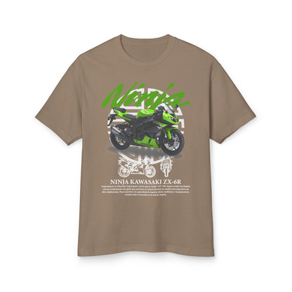 Kawasaki Ninja Graphic Tee - Unisex Heavyweight Cotton T-Shirt - CreativeRino