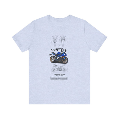 Yamaha YZF-R3 Motorcycle Unisex Tee - Perfect T-shirt for Riders and Fans - CreativeRino