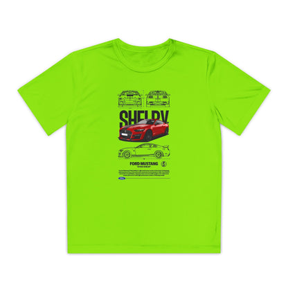 Ford Mustang Shelby Youth  Competition Tee | Car T-shirt - CreativeRino