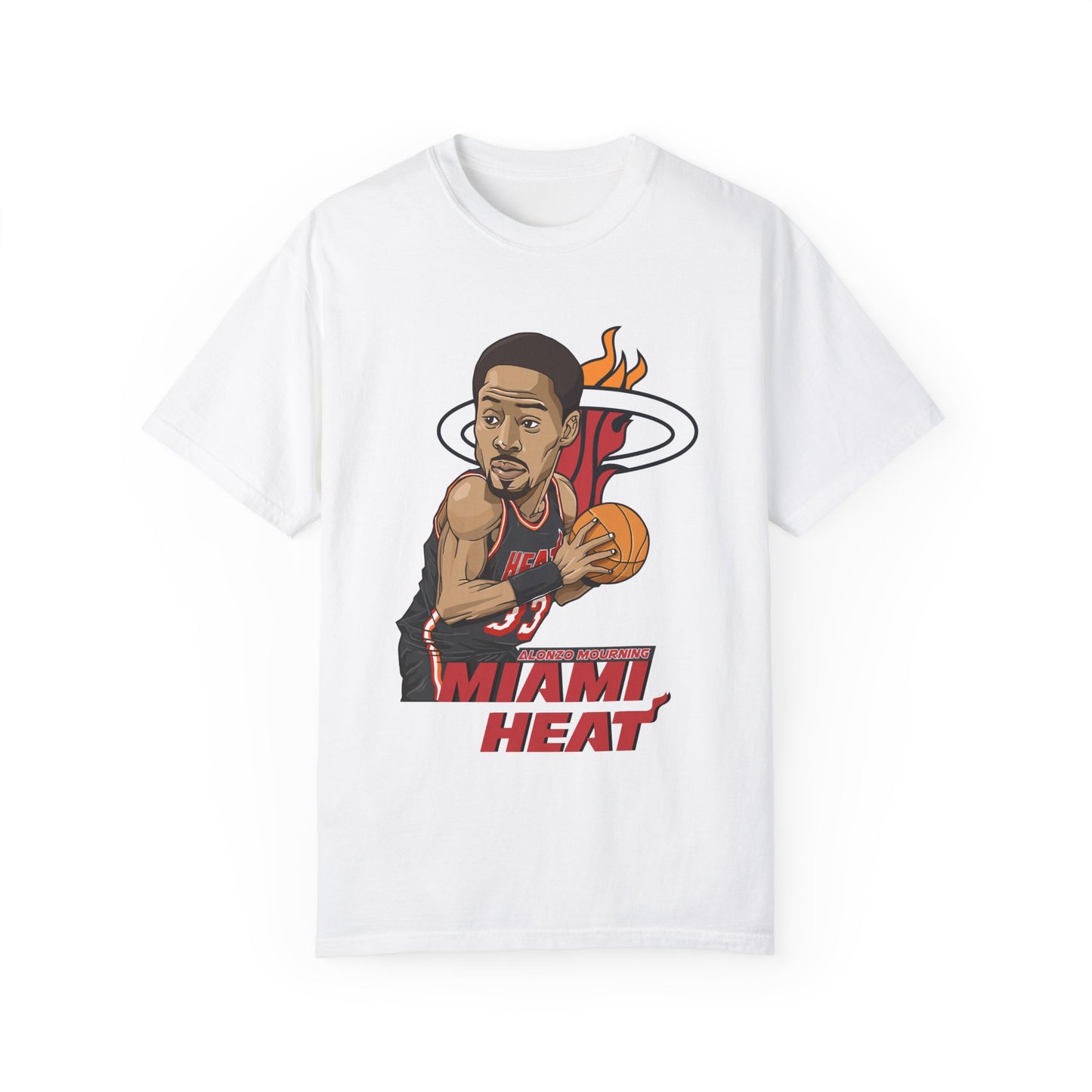 Miami Heat Cartoon Style Unisex T-shirt - Perfect Tee for Basketball Fans - CreativeRino