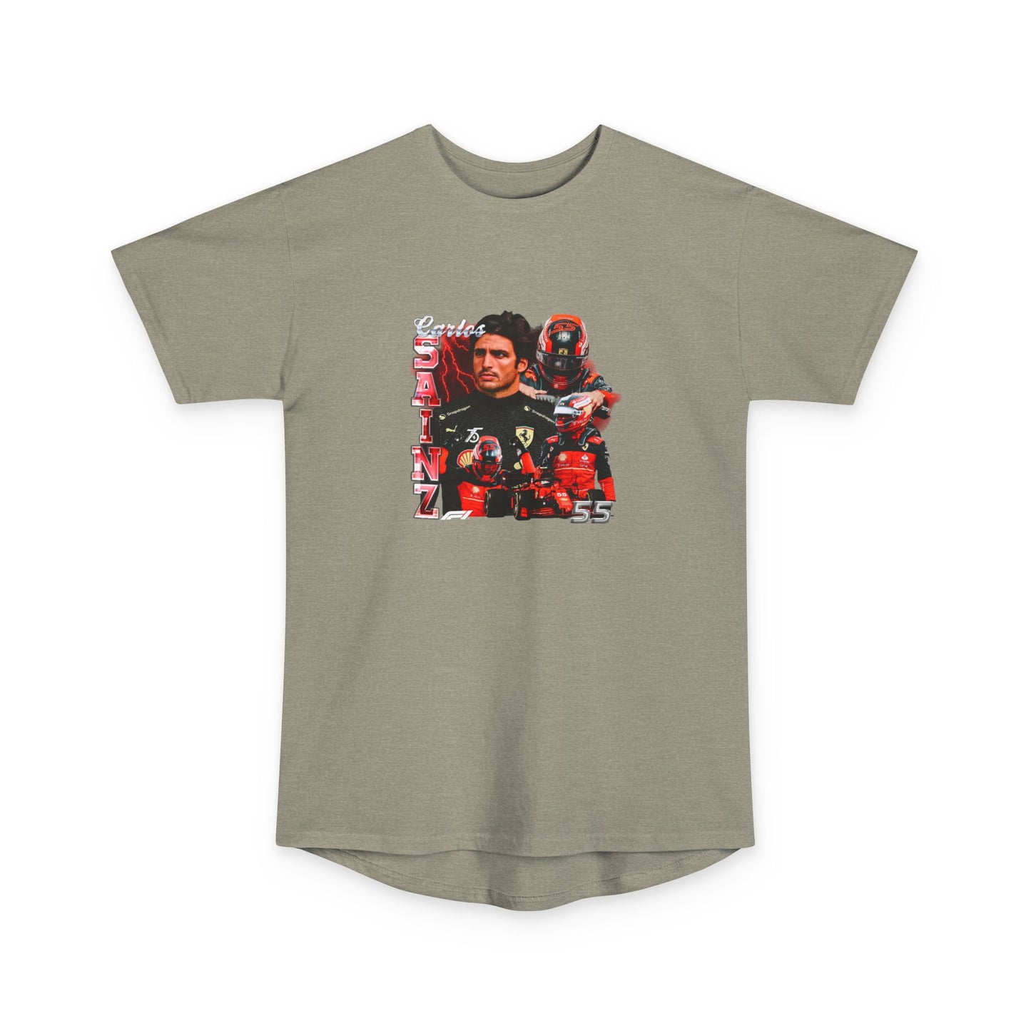 Carlos Sainz Jr. Graphic Tee - Bold Streetwear Car T-shirt - CreativeRino