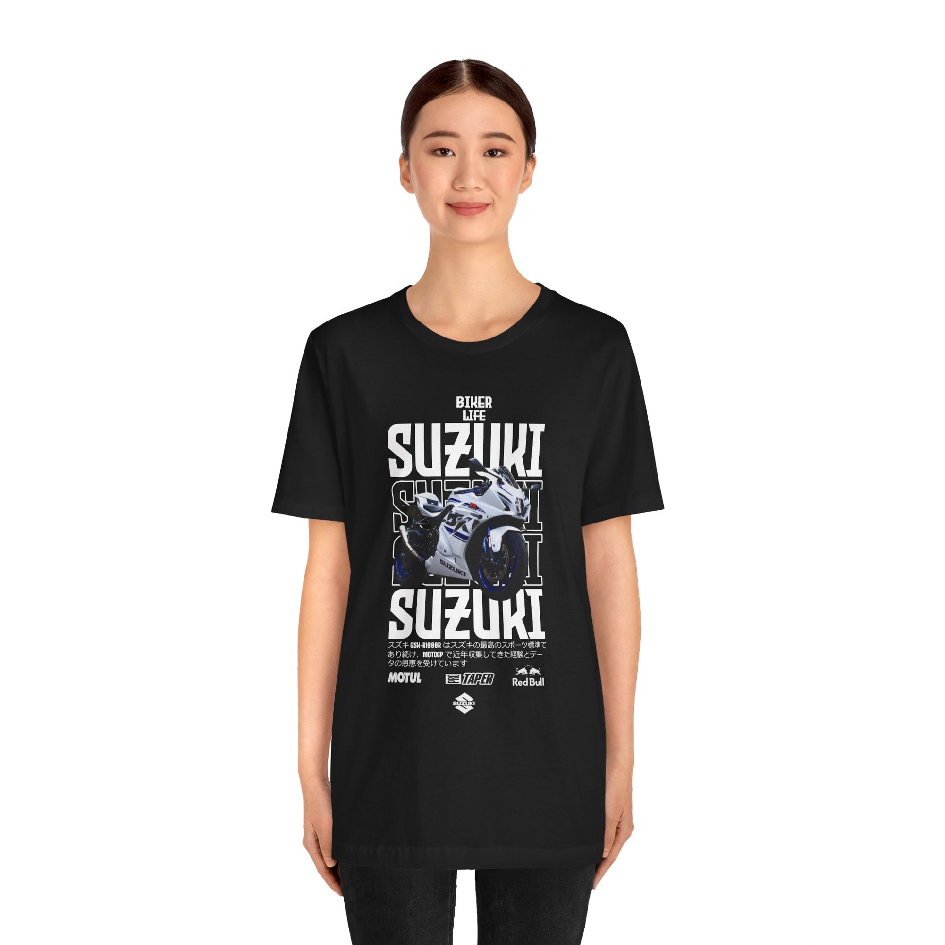 Biker Life Suzuki Unisex Short Sleeve Tee - Perfect T-shirt for Motorcycle Enthusiasts - CreativeRino
