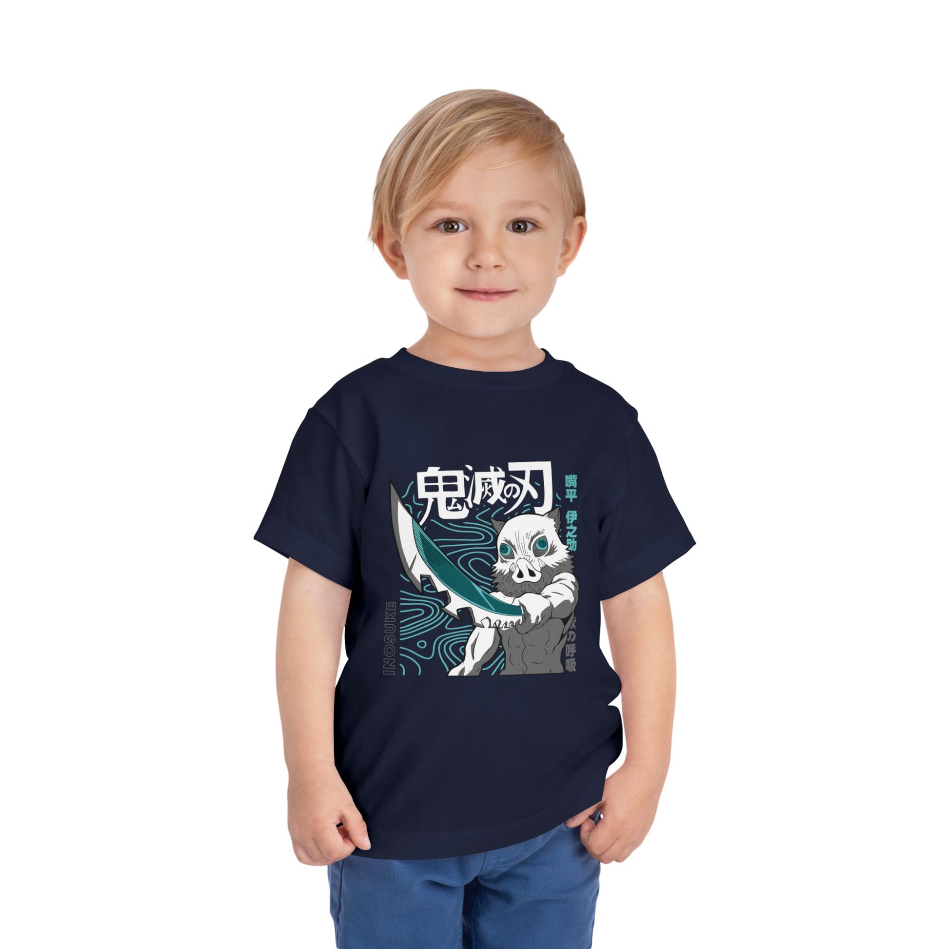 Cool Anime Kid's Graphic Tee – Demon Slayer Inspired Toddler T-shirt - CreativeRino