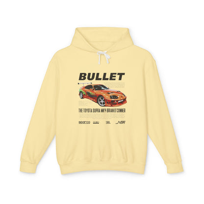 Bullet Toyota Supra MK4 Unisex Hoodie – Lightweight & Stylish Car Enthusiast Sweatshirt - CreativeRino
