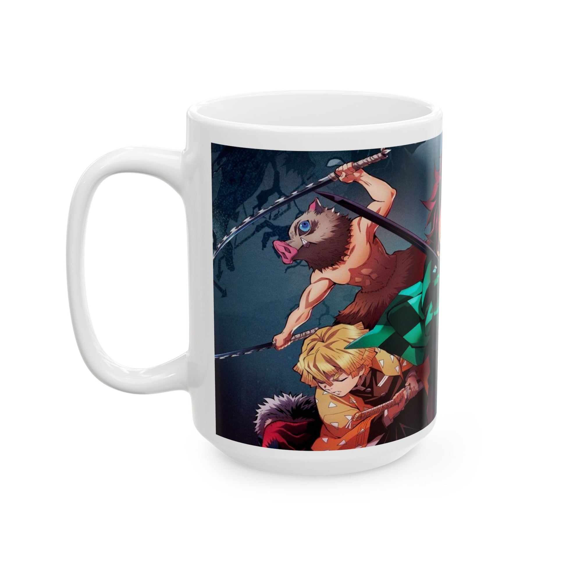 Anime Ceramic Mug - 11oz & 15oz - Demon Slayer Perfect Gift for Fans - CreativeRino