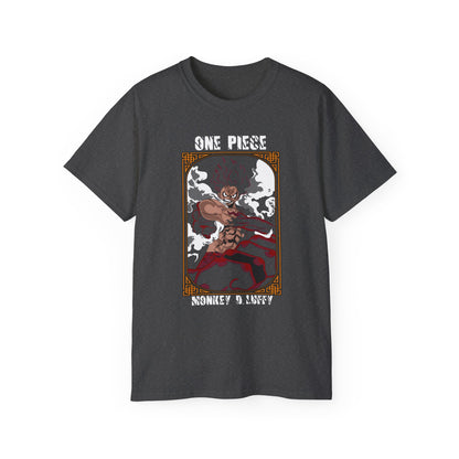 One Piece Monkey D. Luffy Tee - Unisex Ultra Cotton T-shirt for Anime Fans - CreativeRino