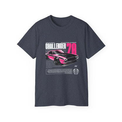 Vintage Challenger 70 Unisex Ultra Cotton Tee - Classic Muscle Car Shirt - CreativeRino