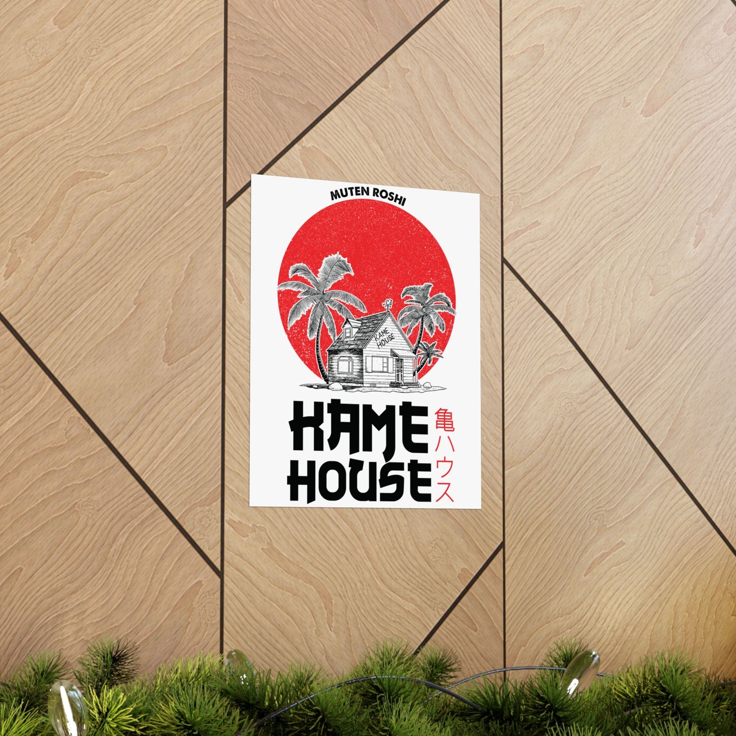 Anime-Inspired Matte Vertical Posters - Kame House Design - CreativeRino